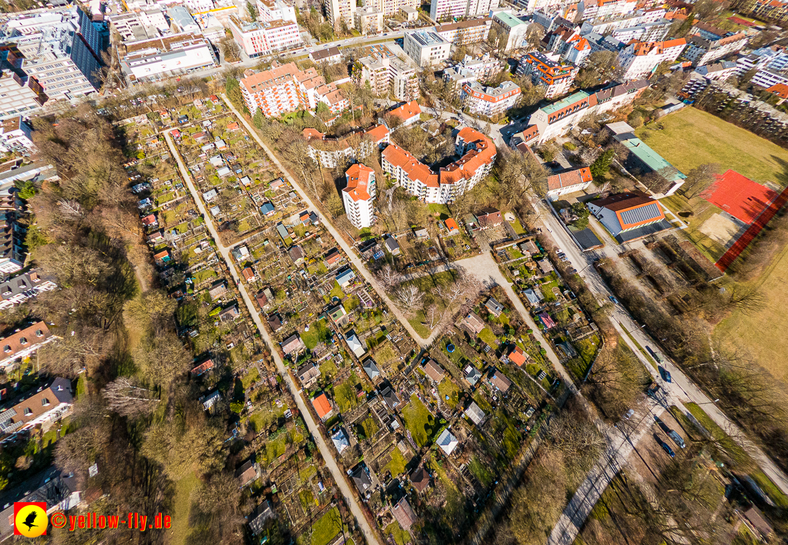 20.02.2023 - der Hachinger Bach zwischen Berg am Laim und Neuperlach